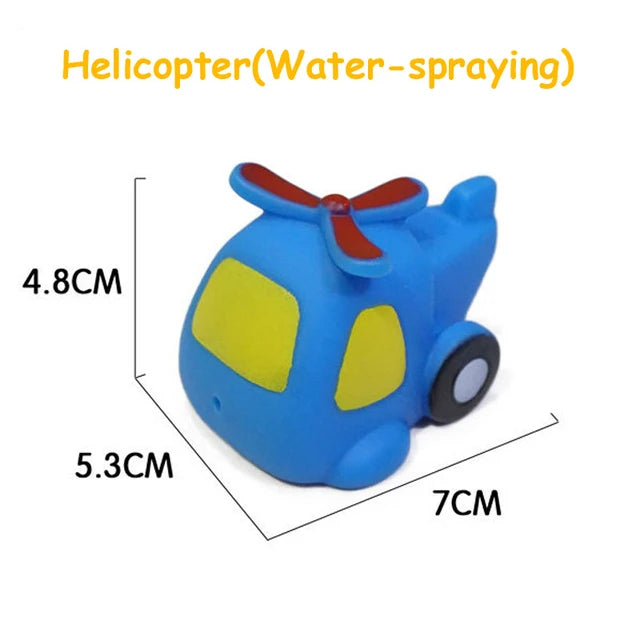 Water Toys Cartoon Classic Shower Bath Toy Cars Train Boats Bathroom Swimming Bathing Shower Educational Toys For Kids Gift