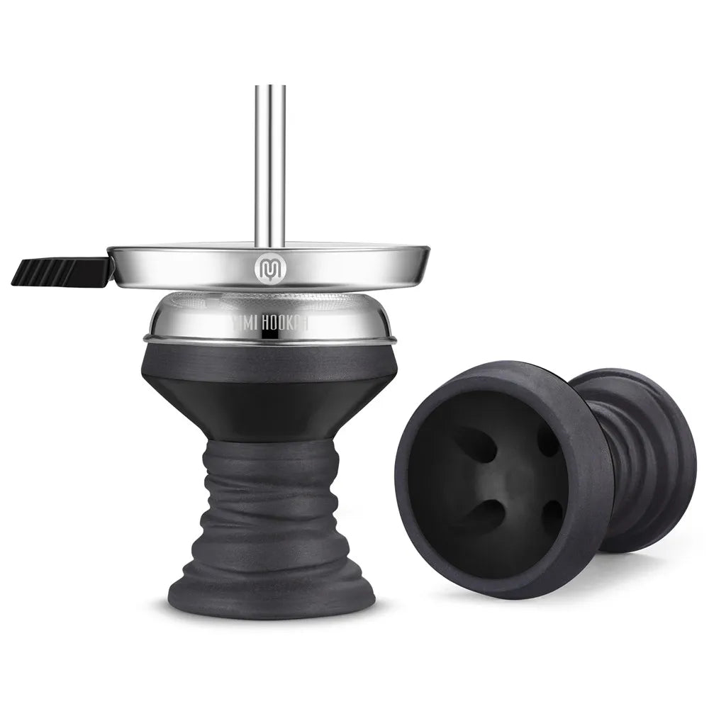 Yimi Hookah Premium Stone Shisha Head With Charcoal Holder Pipe Screen Shisha Bowl Chicha Accessories
