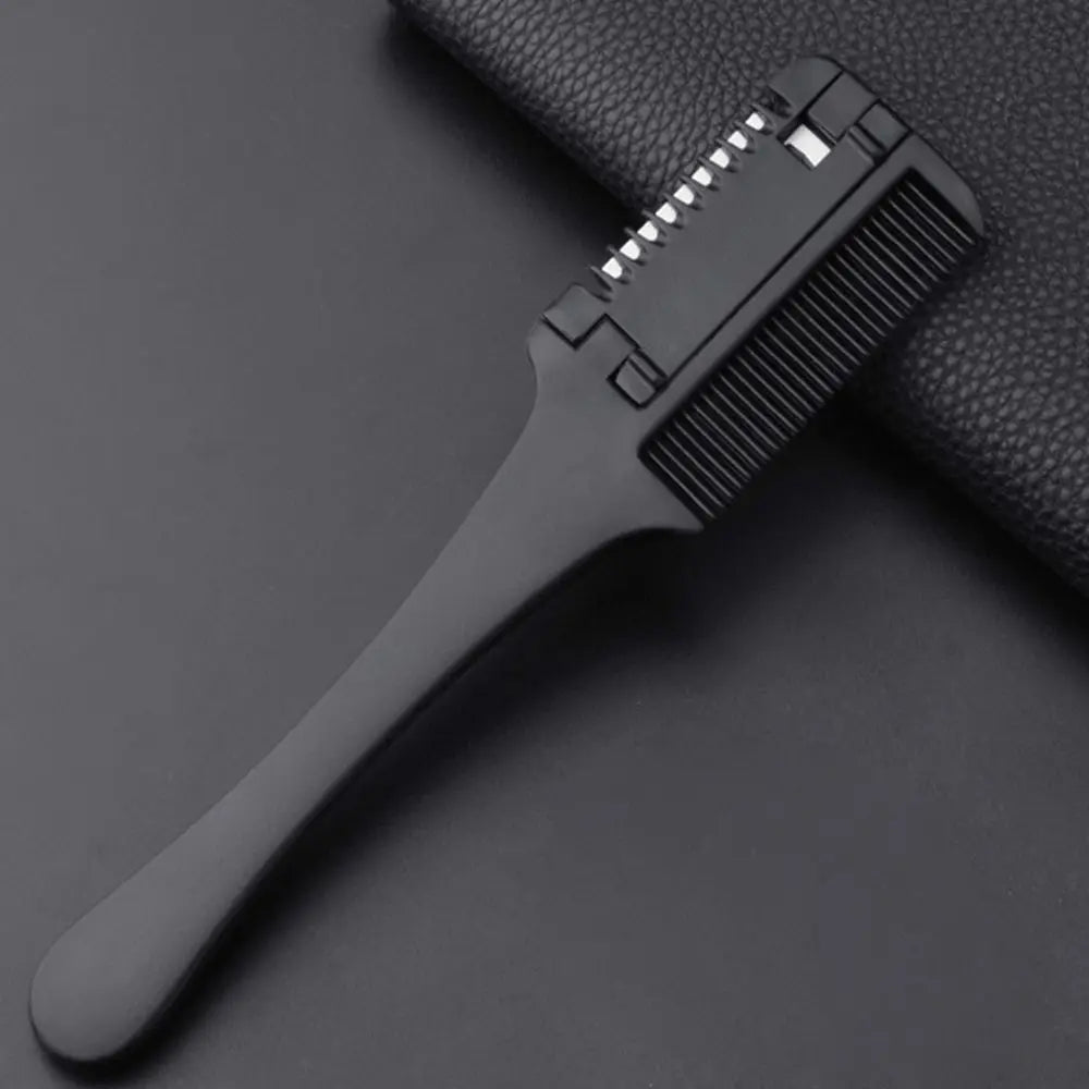 Hair Salon Scissor Hair Styling Thinning Hair Trimmer with Razor Blades Thinning Comb Hair Cutting Comb Hairdressing Tool