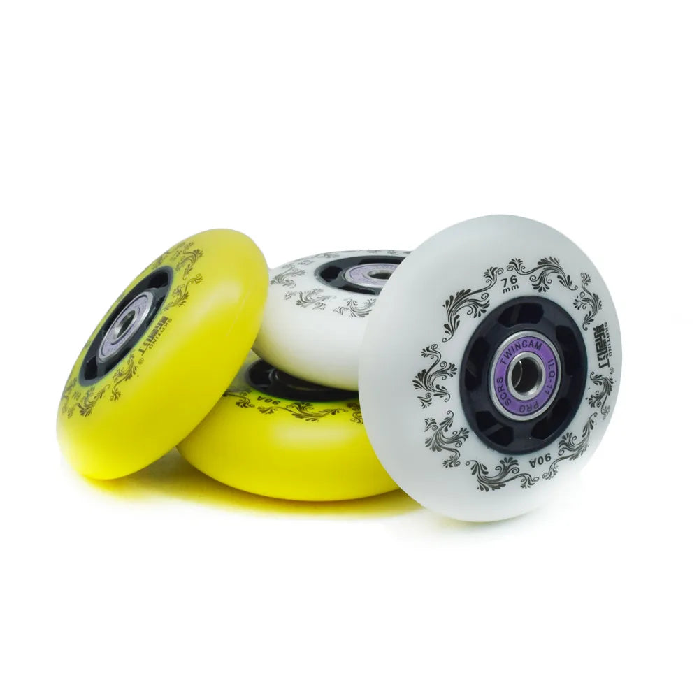 Branded SKATING 3rd 90A inline skates wheel Braking roller Blade rodas Slide Skating Ruedas for Sliding paiting