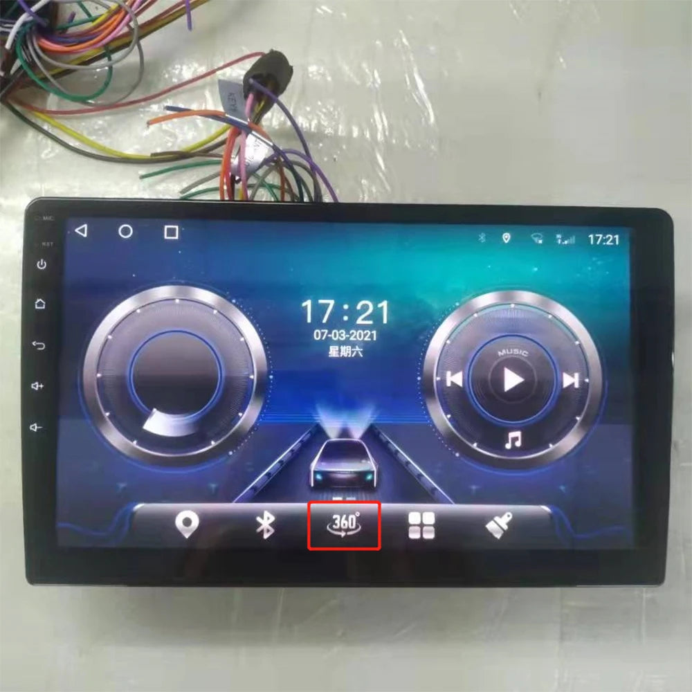 360° Panoramic Camera HD AHD1080p/720p Rear/Front/Left/Right 360 Bird View System 4 Cameras For Universal 360 Car Radio