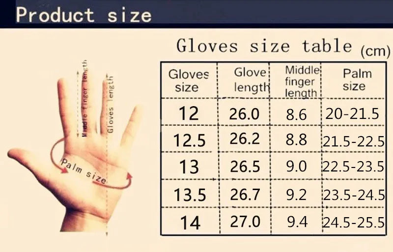 Winter Thick Sheepskin Fur Lining Warm Goatskin Gloves Men's Deerskin Pattern Leather Sheep Shearing Cold-Proof Finger Gloves