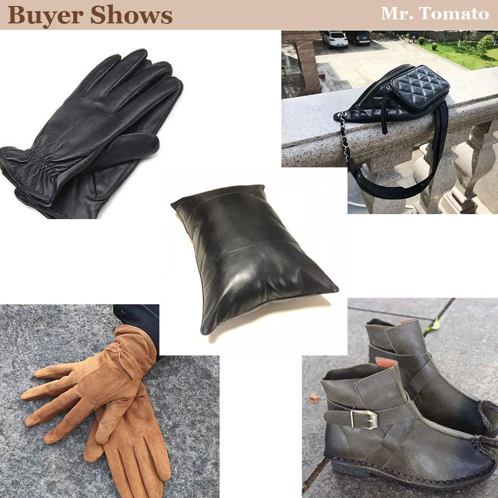 High quality Sheep goat skin real leather Genuine leather suede face soft whole skin leather material 0.4-0.6 mm thick