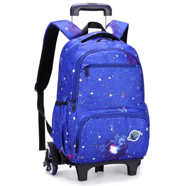 Schoolbag with wheels School wheeled backpack for boys Children School trolley bags travel luggage School Rolling backpack Bags