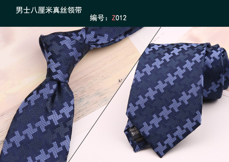 8cm Adult Silk Neckties for Mens Suits Wedding Neck Ties Retro Striped Corbatas Gravata Neckwear Gentleman Gravatas Tie