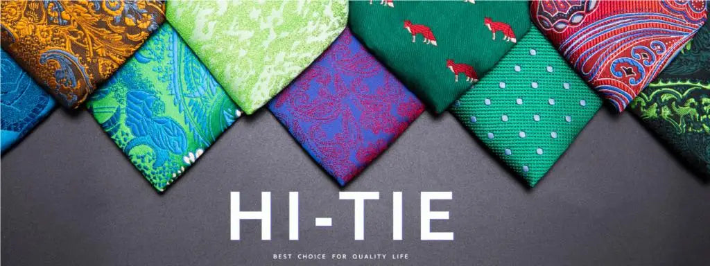 Grey White Striped 2023 New Elegant Men Tie Hanky Cufflink Silk Necktie For Men Wedding Party Business Fashion Brand Hi-Tie