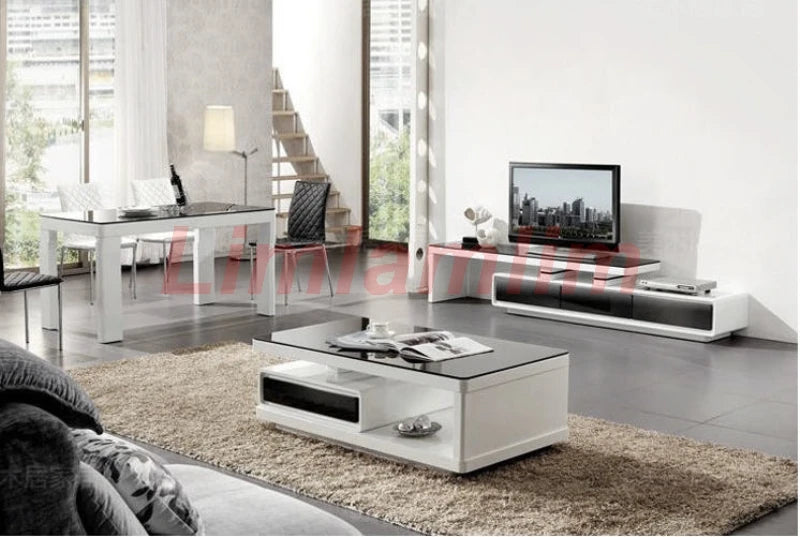 Linlamlim coffee table basse de salon Aparador sideboard buffet eat edge ark tv stand meubles tv monitor stand mueble tv cabinet