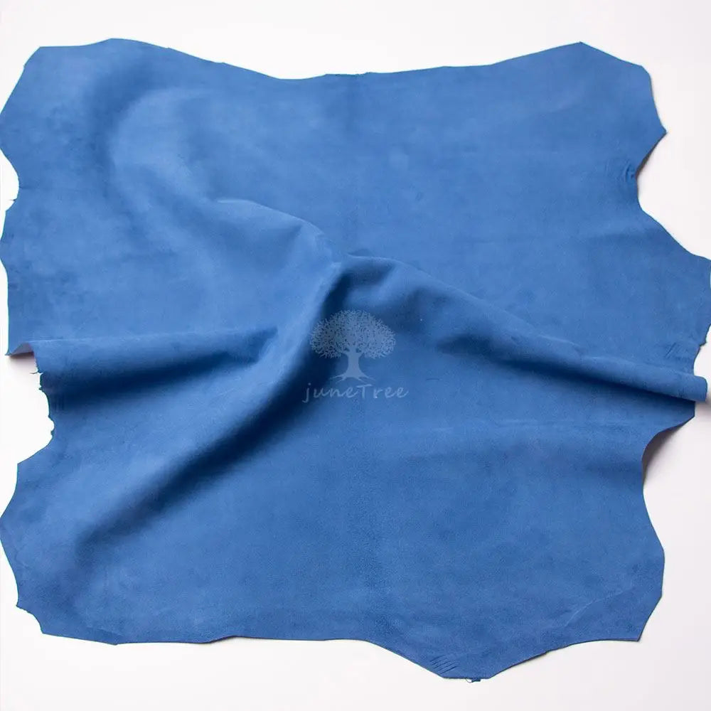 Junetree high quality Sheep skin leather Genuine leather suede face leather  soft 0.8mm thick whole skin leather craft