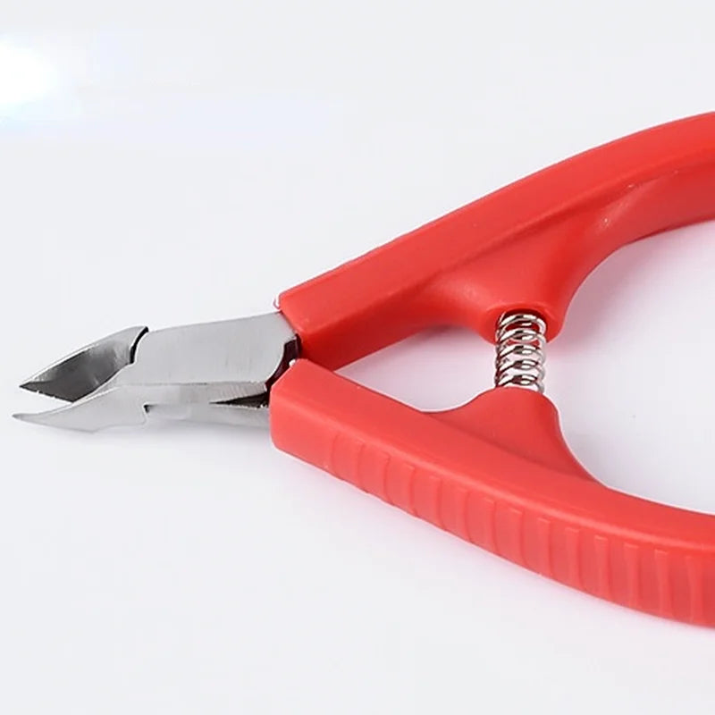 Nail Cuticle Nipper Clipper Rainbow Cuticle Pusher Dead Skin Remover Cuticle Nipper Tweezer Manicure Finger Toe Nail Art Tool