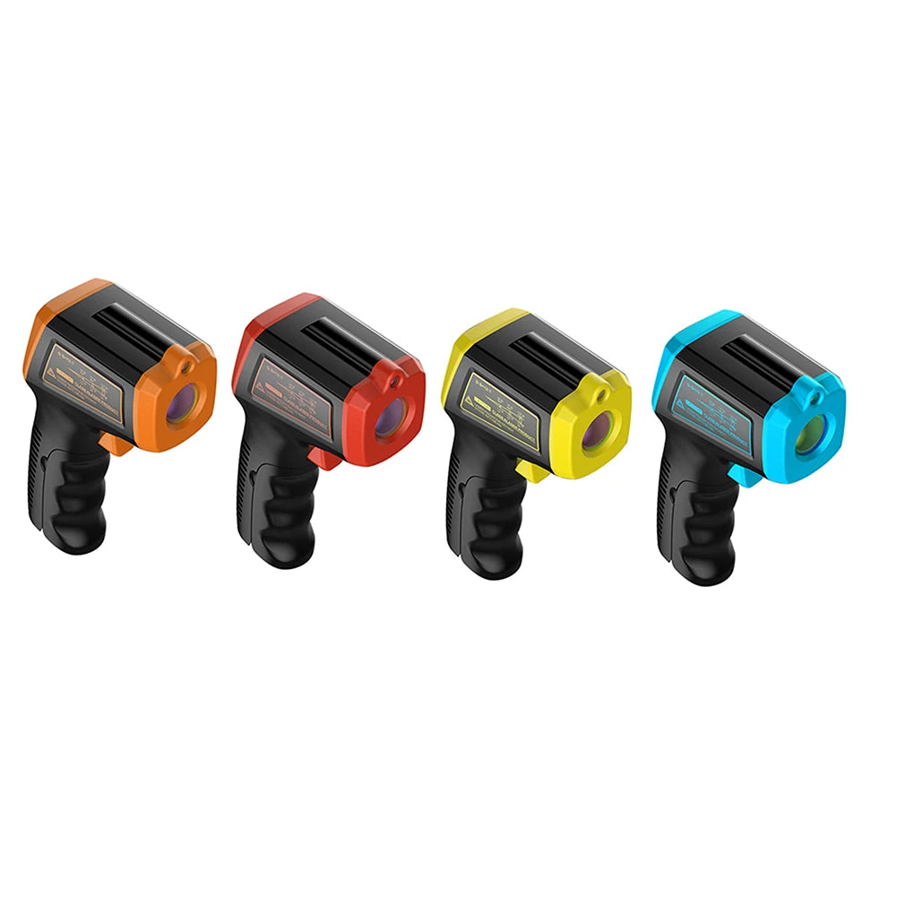 Digital Infrared Thermometer Non-Contact Pyrometer High Temperature Gun -50~600℃/-58~1112℉ Laser-Pointer Infrared IR Thermometer