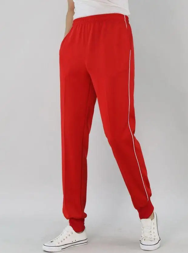 2023 Summer Men's Casual Sweatpants Men Jogger Basic Trousers Tracksuit Side Stripe Bottoms Breathable Sportswear Track Pants