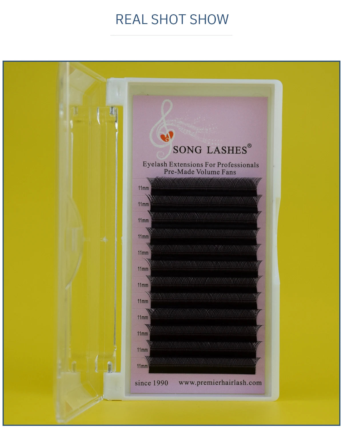 SONG LASHES  0.05 0.07  YY  premade fans eyelash extensions  for salon  individual eyelash extensions YY lash for  lash artist