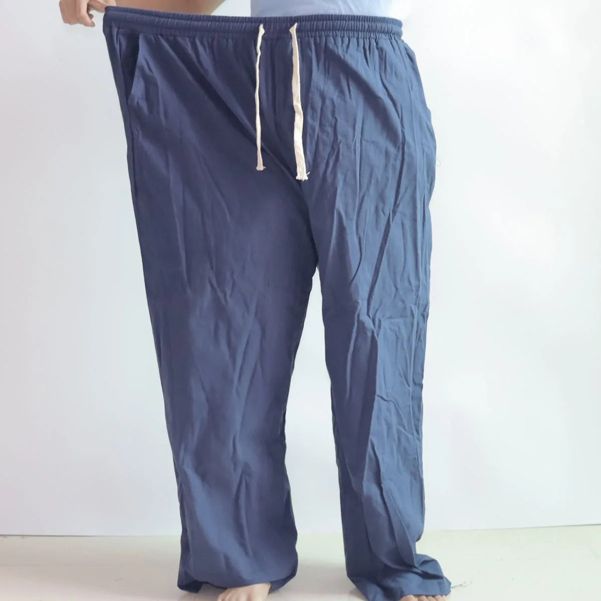 Autumn Spring Pants Men 11XL Waist 170cm 10XL 9XL 8XL 7XL 6XL Cotton Large Size Trousers 5 Colors