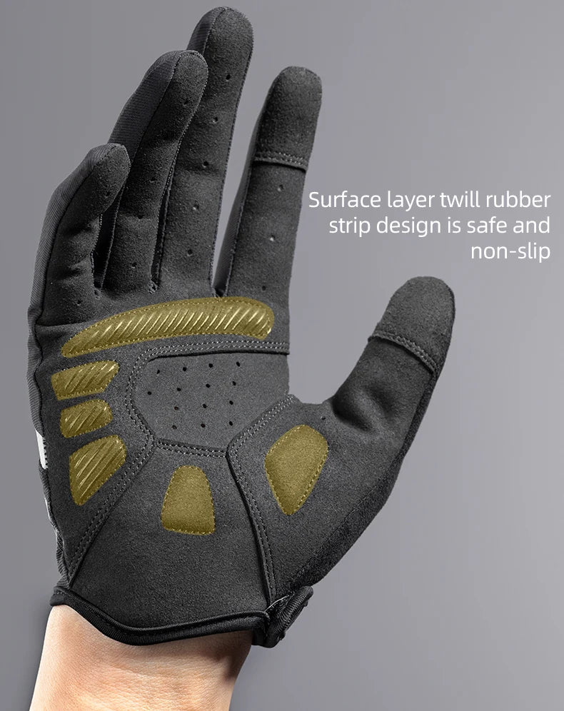 ROCKBROS Cycling Gloves Spring Autumn Summer Bike Gloves Sports Gloves Breathable MTB Mountain Bike Gloves Motorcycle Gloves