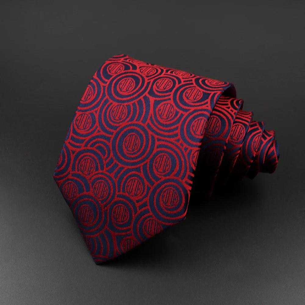 100% Silk Tie 8 cm Stripe Necktie High Quantity Plaid Ties For Men Slim Cravat Neckties Business Meeting Suit Dress Gravatas