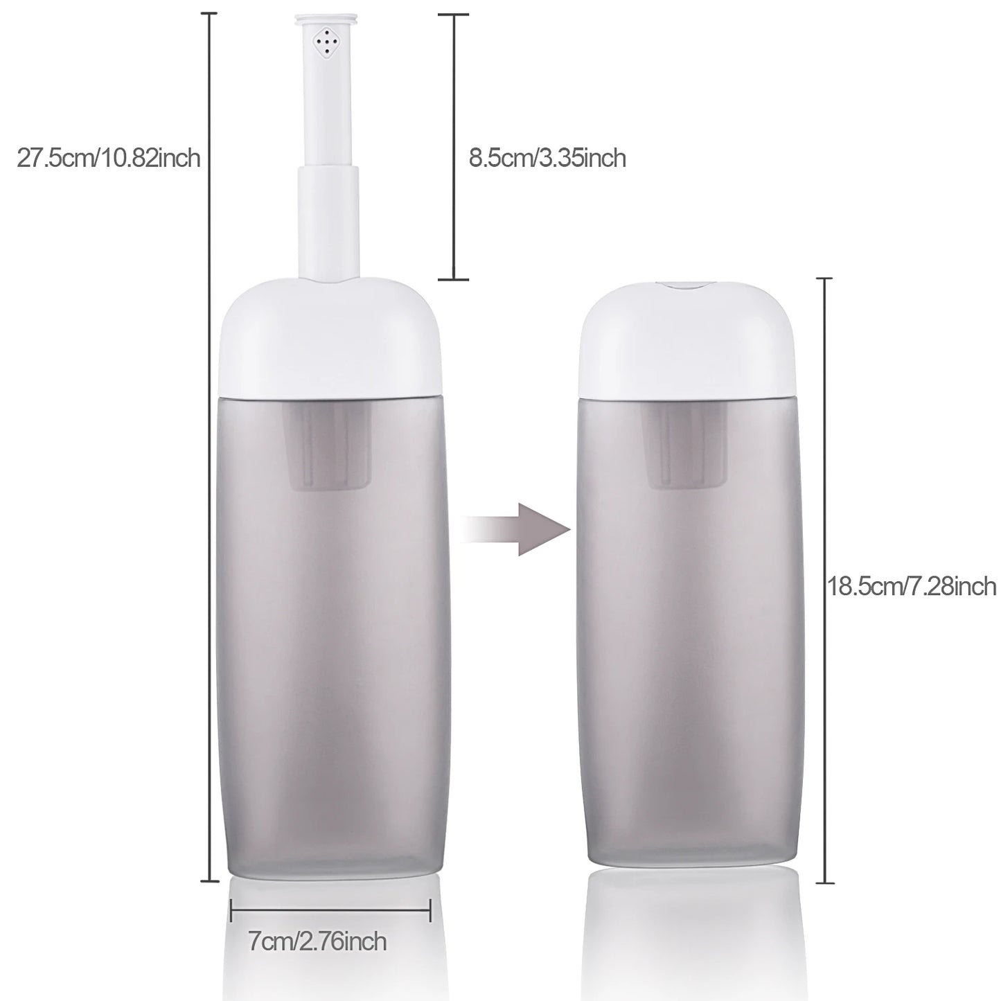 Portable Bidet - Travel Handheld Bidet Bottle with Retractable Spray Nozzle for Hygiene Cleansing Personal Care 350ml