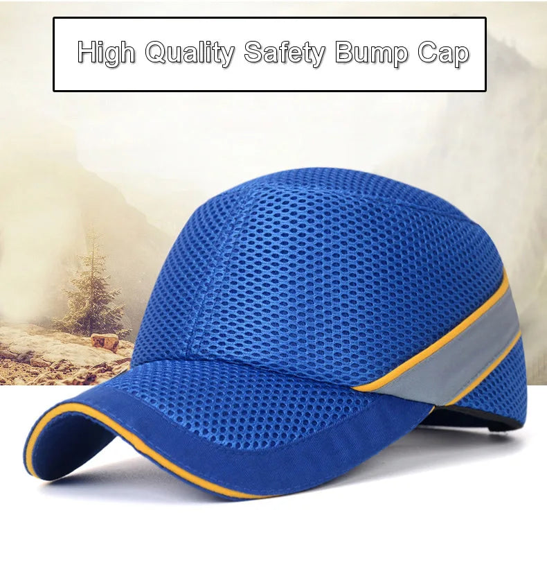 Newest Work Safety Protective Helmet Bump Cap Hard Inner Shell Baseball Hat Style For Work Factory Shop Carrying Head Protection