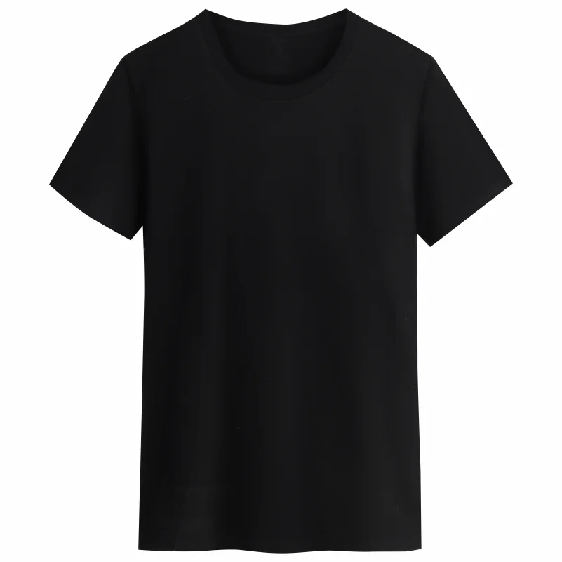 Men's 100% Cotton T-shirt Custom Printing Printing Short-sleeved Embroidery Company Logo Breathable Solid Color Top 4xl