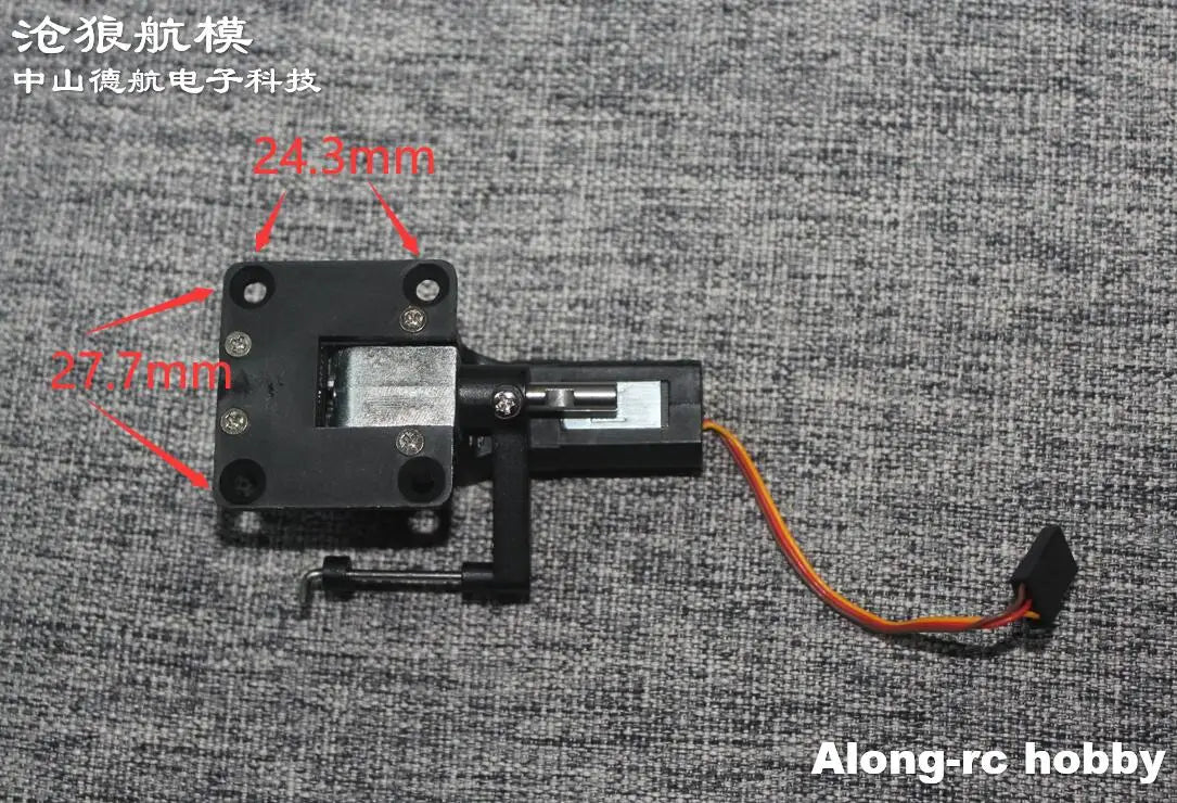 RC Plane Models Parts Height 111mm Retractable Landing Gear with PU Wheels for 2-3.5kg Hobby Airplane Aircraft DIY Jet Fighter