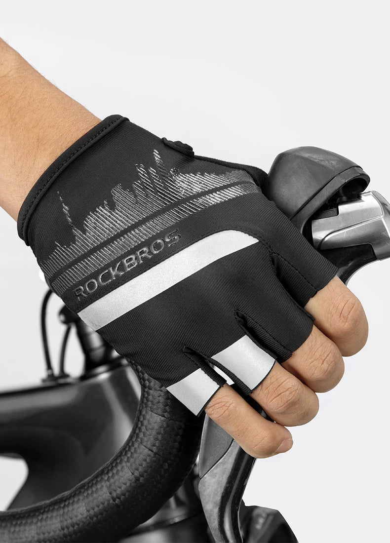 ROCKBROS Cycling Gloves Spring Autumn Summer Bike Gloves Sports Gloves Breathable MTB Mountain Bike Gloves Motorcycle Gloves