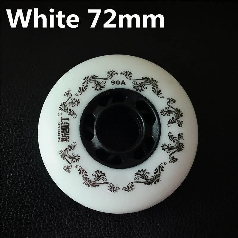 Branded SKATING 3rd 90A inline skates wheel Braking roller Blade rodas Slide Skating Ruedas for Sliding paiting