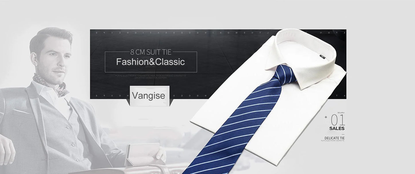 Hot Sale Necktie Man 7.5 cm Silk Tie Solid Color Gravatas Suit Accessories Fit Wedding Holiday Party