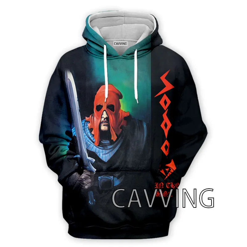 New Fashion Women/Men's  3D Print  Sodom Band  Hoodies Hooded Sweatshirts Harajuku Hoodie Sweatshirts Tops Clothing