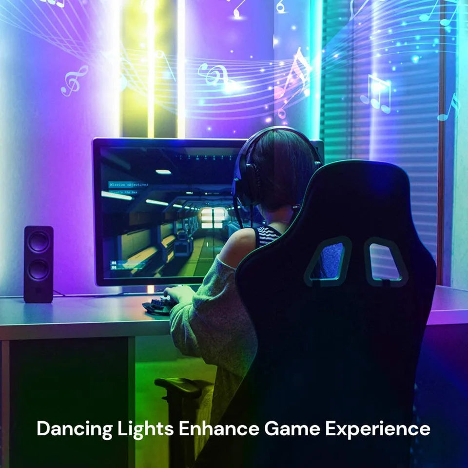 LED Strip Light 5050 Flexible Lamp Tape 3key Sound Sensor RGB Ribbon 1M 2M 3M 4M DC5V Decoration TV BackLight