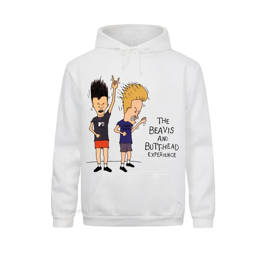 Men JackeSweatshirt Rock Music Beavis And Butthead Youth Sportswear Cotton Great Mens Oversized Harajuku Hoodies Custom