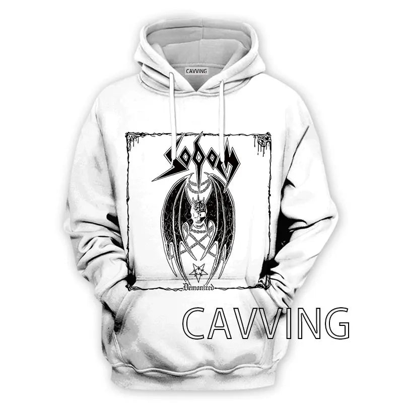 New Fashion Women/Men's  3D Print  Sodom Band  Hoodies Hooded Sweatshirts Harajuku Hoodie Sweatshirts Tops Clothing