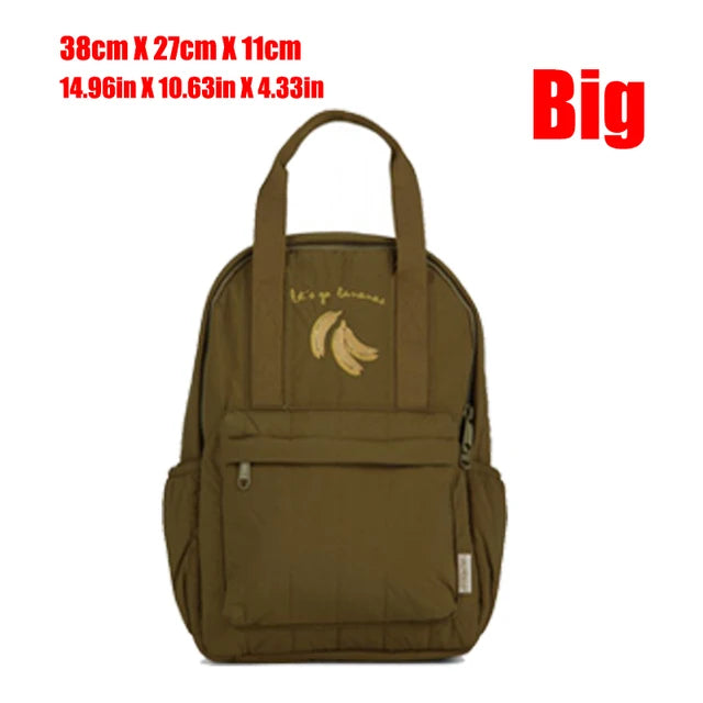 KS Baby Backpack Primary Schoolbag Kindergarten Kids Bags Brand Traveling Mom Cherry Lemon Children's Boys Girls Gift Storage