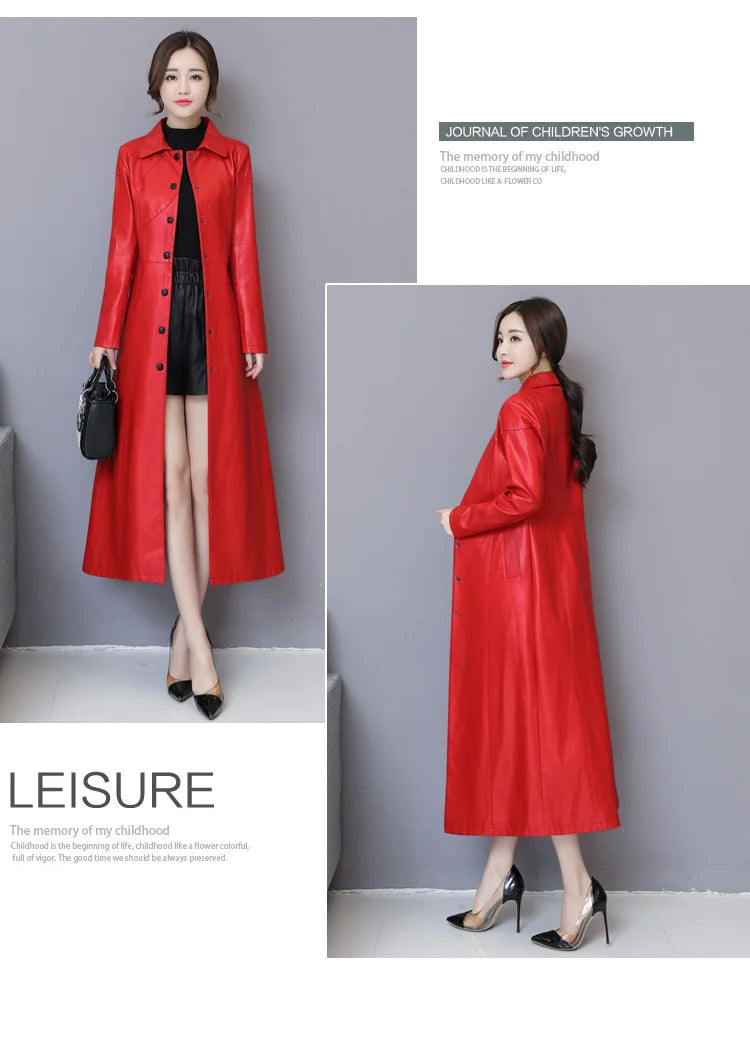 New Women Sheepskin Coat Autumn Winter 2025 Fashion Keep Warm Long Jacket Thicken Sheep Leather Coat Suede Outerwear Female