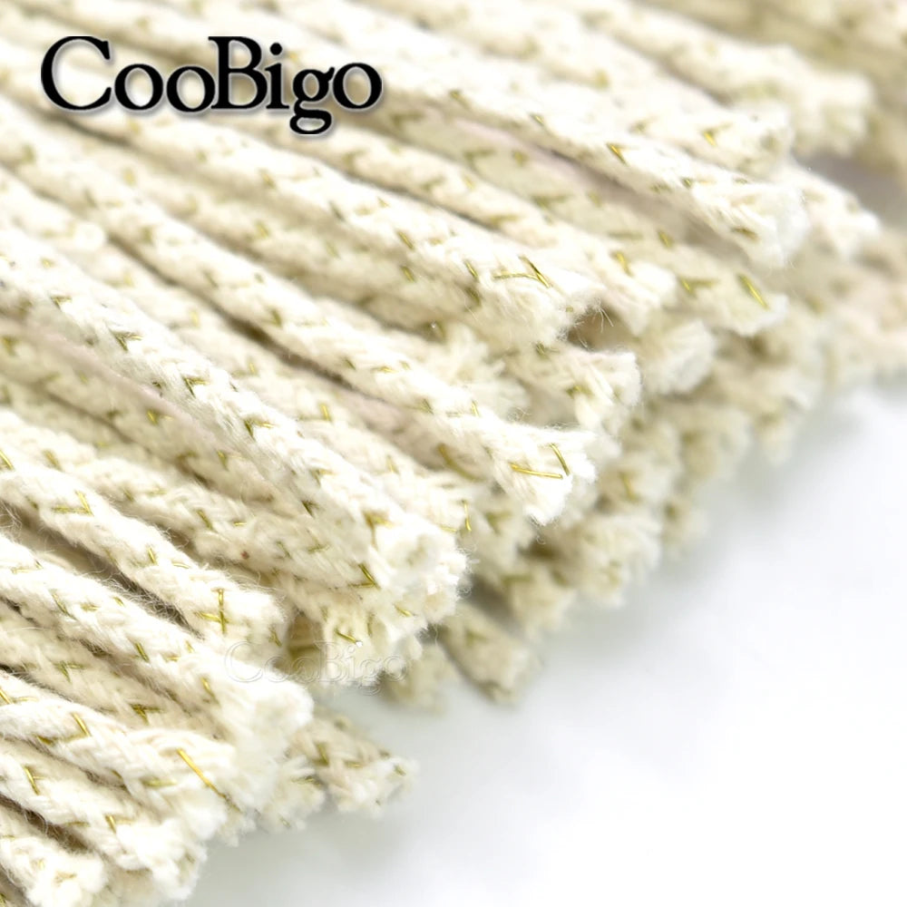 100pcs/Set Replacement Copper Wire Lighter Cotton Core Wick for Zippo Petrol Lighter Kerosene Oil Lighter Accessories