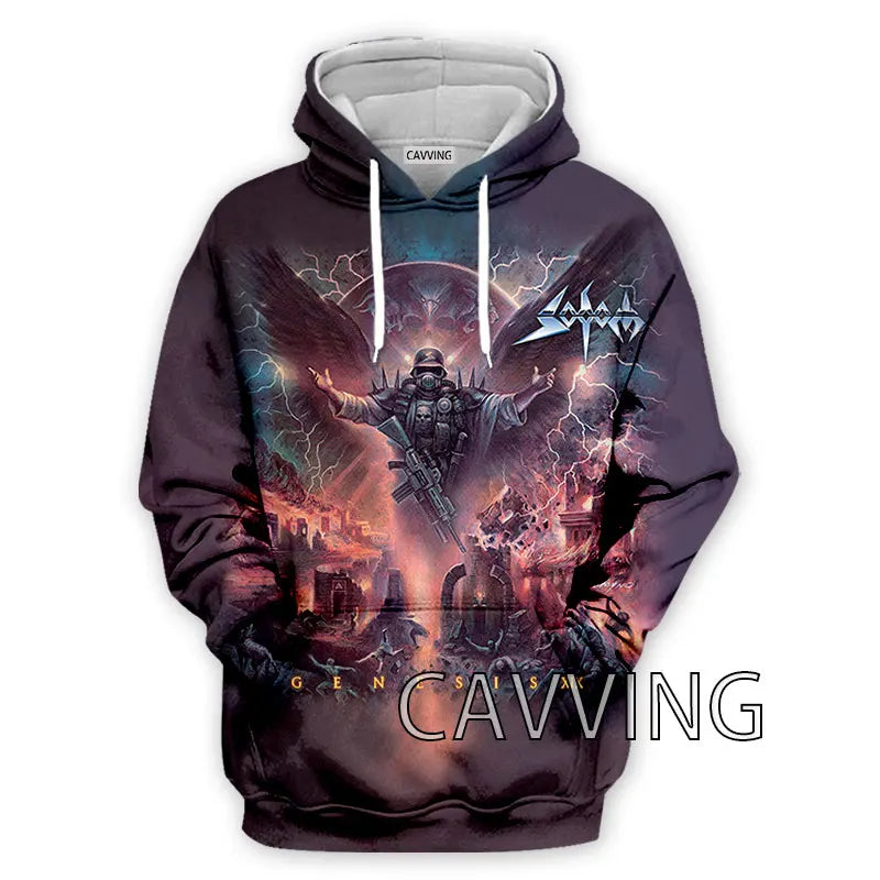 New Fashion Women/Men's  3D Print  Sodom Band  Hoodies Hooded Sweatshirts Harajuku Hoodie Sweatshirts Tops Clothing