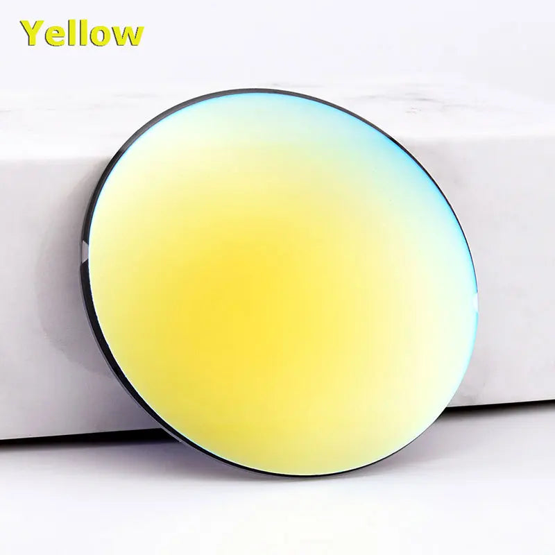 Polarized Optical Sunglasses Lenses 1.56 1.61 1.67 Mirror Prescription Myopia Aspheric UV400 Driving Sun Glasses colorful Lens