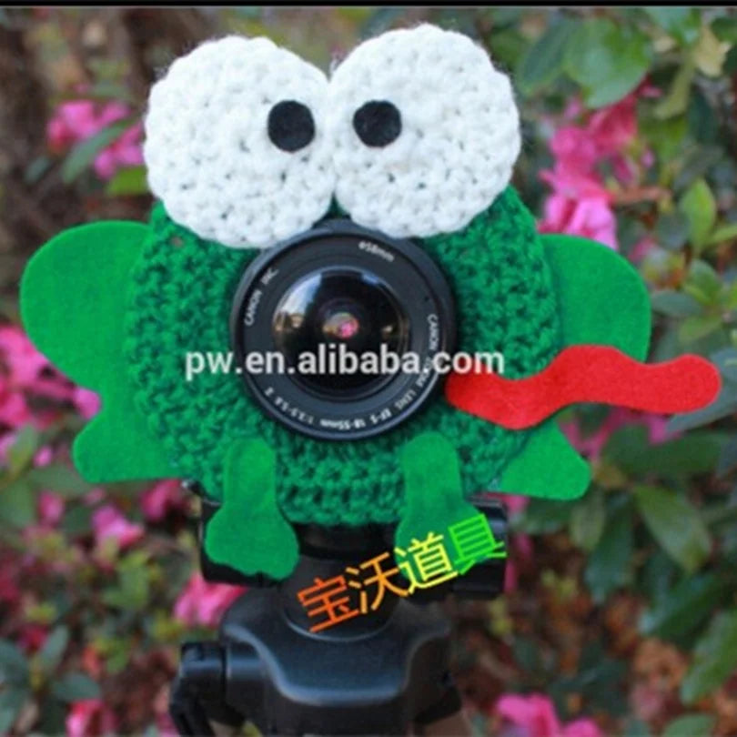 Baby photography Attracts Toys Camera Buddies Lens Decoration Knitted Camera Buddy   Lens Buddy Photography Accessories