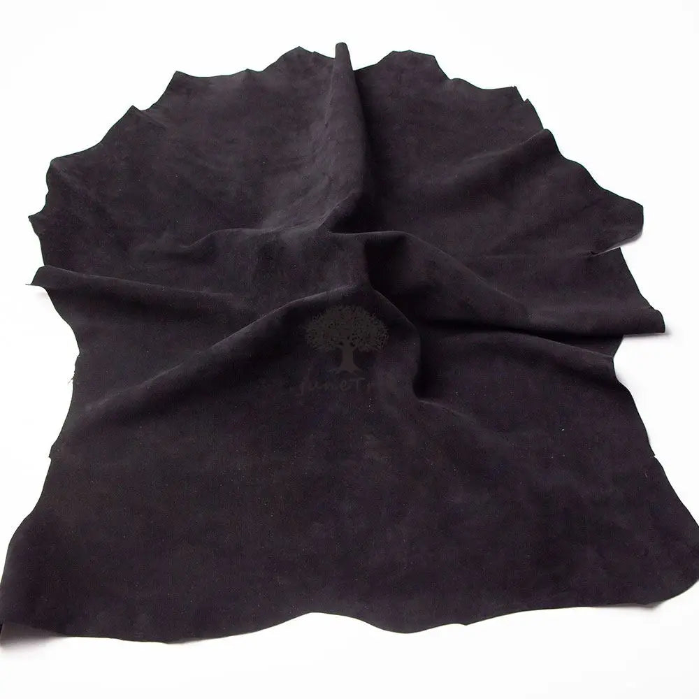 Junetree high quality Sheep skin leather Genuine leather suede face leather  soft 0.8mm thick whole skin leather craft