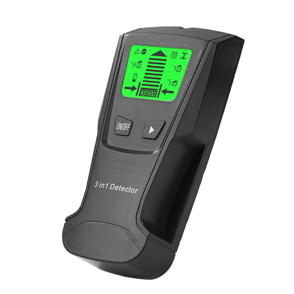 3 in 1 Wall Metal Detector Depth Professional Find Metal Wood Studs AC Voltage Live Wire Detect Wall Scanner Electric Box Finder