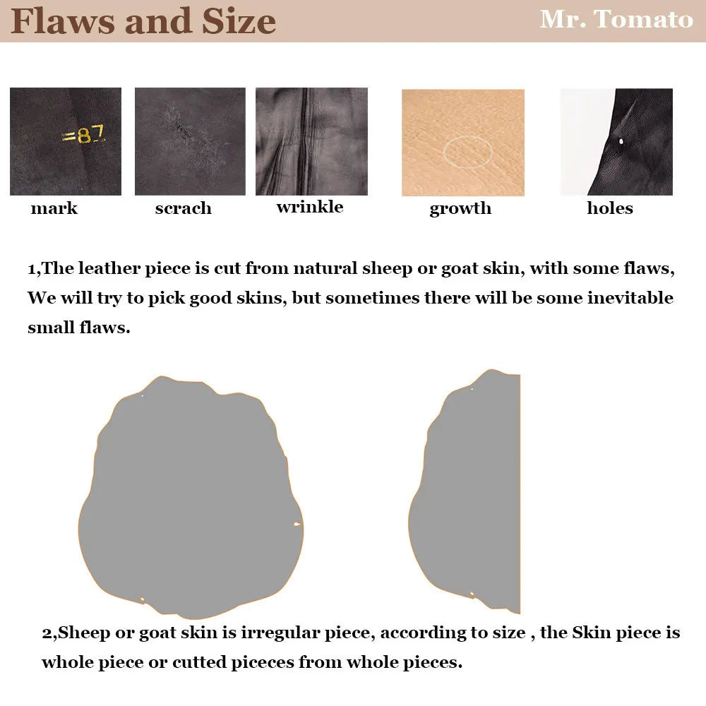High quality Sheep goat skin real leather Genuine leather suede face soft whole skin leather material 0.4-0.6 mm thick