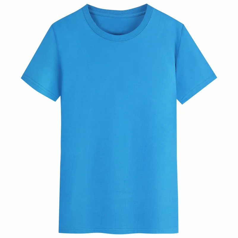 Men's 100% Cotton T-shirt Custom Printing Printing Short-sleeved Embroidery Company Logo Breathable Solid Color Top 4xl