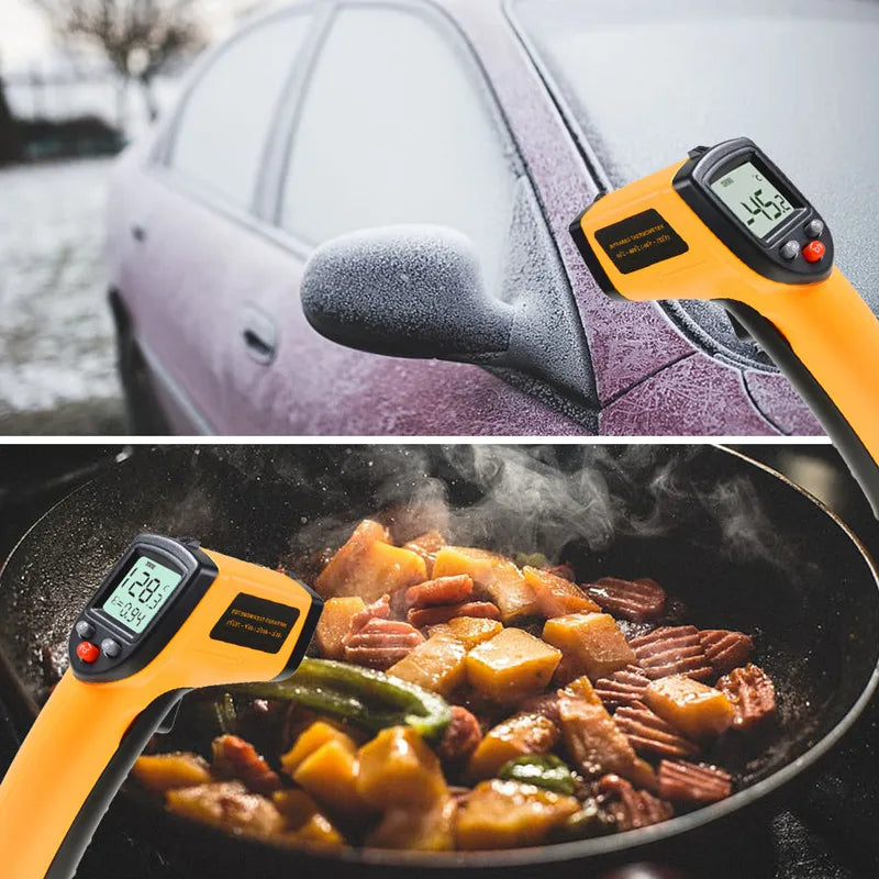 Digital Infrared Thermometer -50~600℃ GM320/GM320S/HW600/HW550 LCD Display Contactless Thermometer Pyrometer IR Laser Point