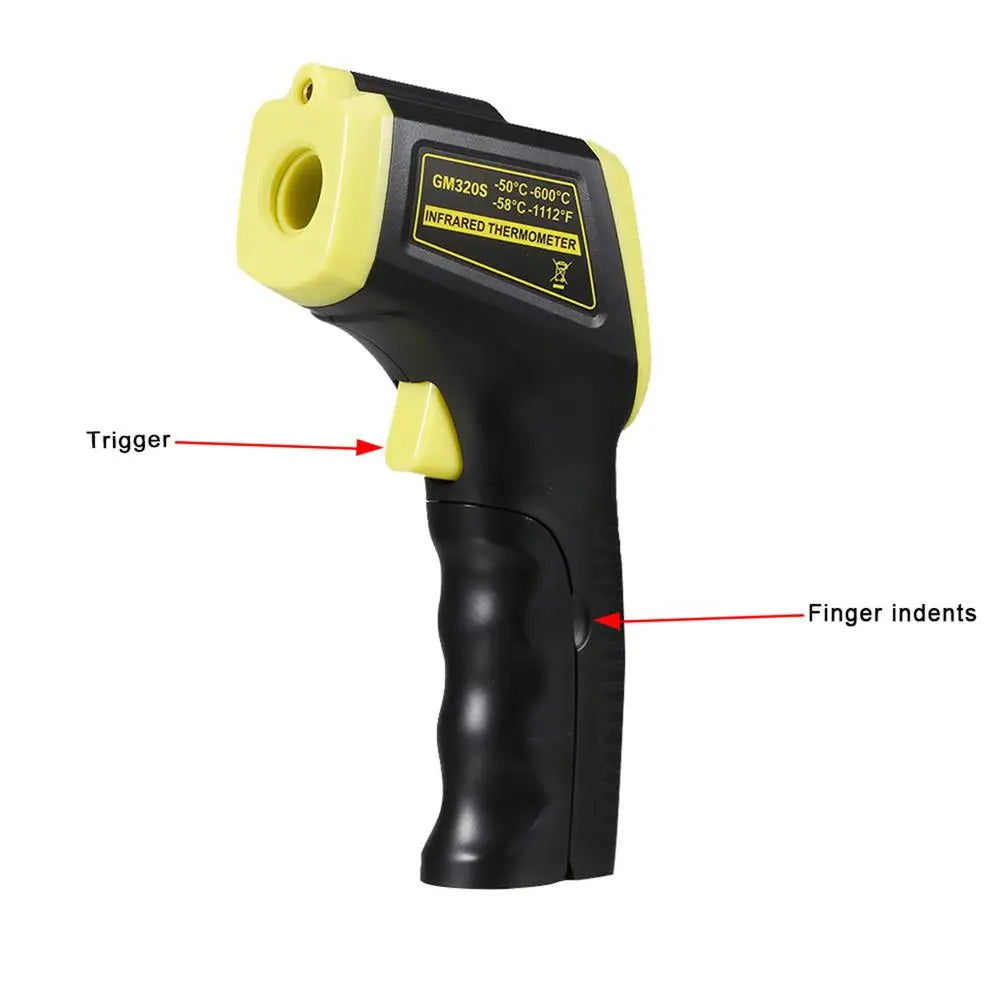 Digital Infrared Thermometer Non Contact Laser IR Temperature LCD DisplayPyrometer Tester Industrial Temperature Instrument