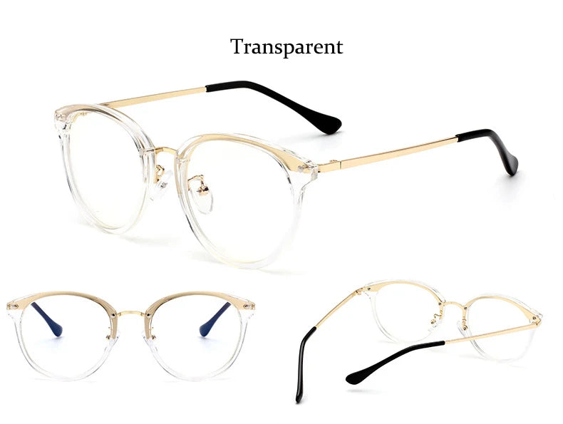 Clear Glasses Frames Women Eyeglasses Transparent Eyeglasses Optical Prescription Spectacle Frames Clear Eyewear Eyeglass
