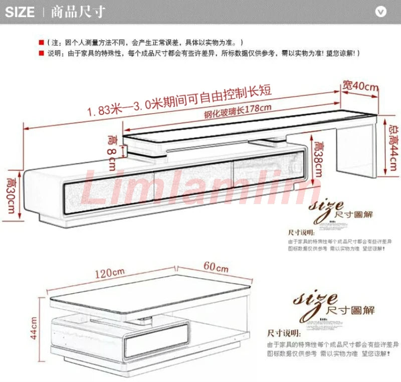 Linlamlim coffee table basse de salon Aparador sideboard buffet eat edge ark tv stand meubles tv monitor stand mueble tv cabinet