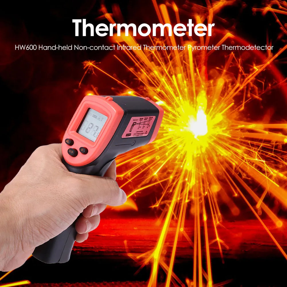 Digital Infrared Thermometer -50~600℃ GM320/GM320S/HW600/HW550 LCD Display Contactless Thermometer Pyrometer IR Laser Point