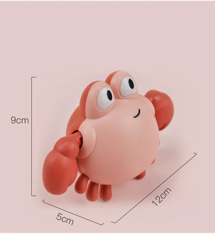 New Baby Bath Toys Cartoon Kids Learning Cognition Cute Animal Swimming Frogs Tortoise Crab Classic Baby Water Toy For Children