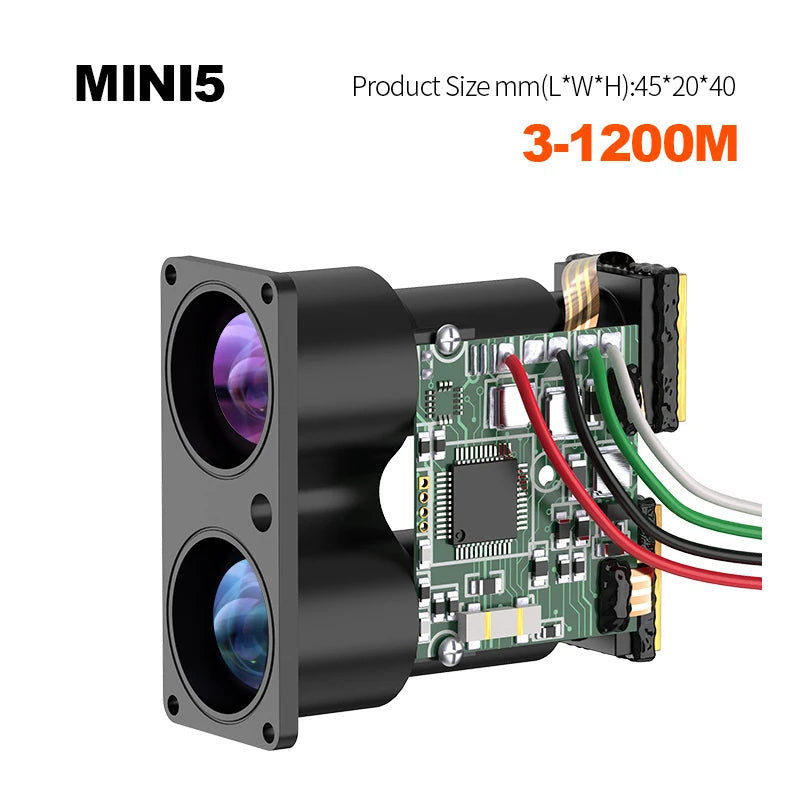 Nohawk Mini Laser Distance Meter Embedded Solid Laser Sensors Laser Range Finder Module Sensor