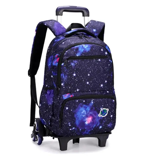 Schoolbag with wheels School wheeled backpack for boys Children School trolley bags travel luggage School Rolling backpack Bags