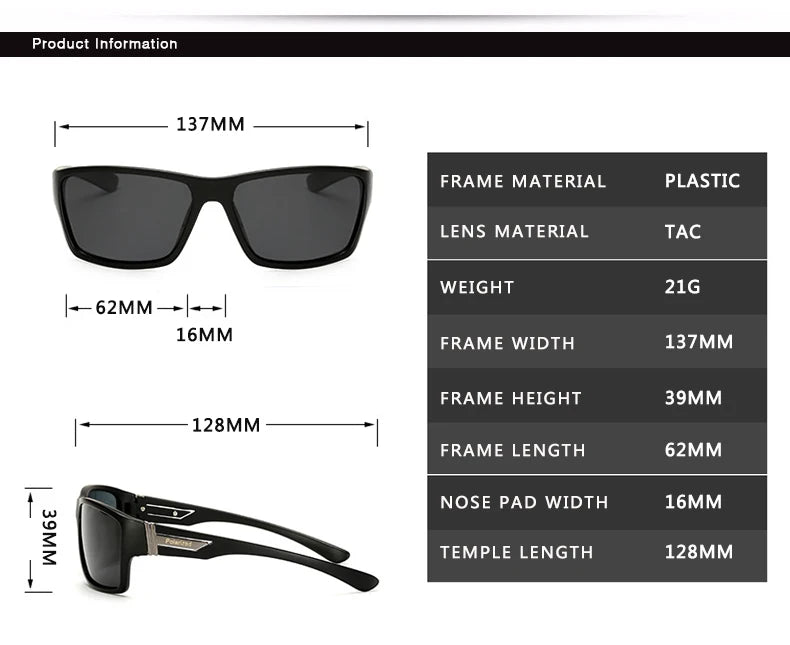 Polarized Sunglasses Men's Driving Shades Male Sun Glasses For Men Safety 2022 Luxury Brand Designer Oculos