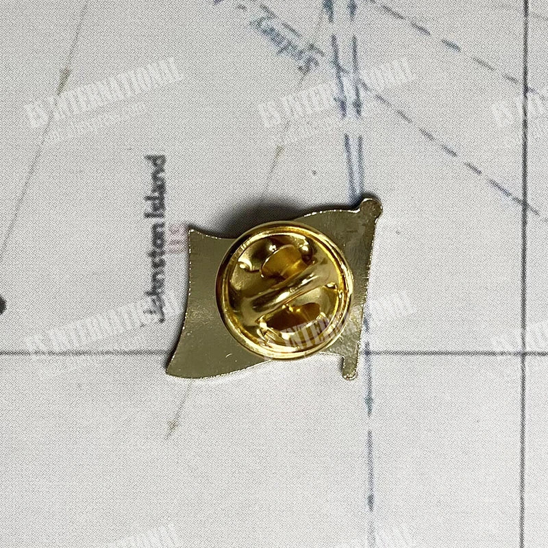 Palestine National Flag Lapel Pins Crystal Epoxy Metal Enamel Badge Paint Brooch Souvenir Suit Personality Commemorative  Gifts